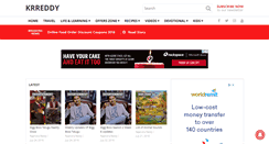 Desktop Screenshot of krreddy.com